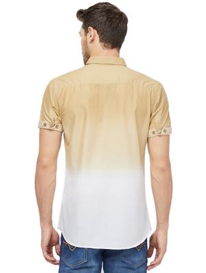 beige ombre casual shirt - 16960050 - Standard Image - 3