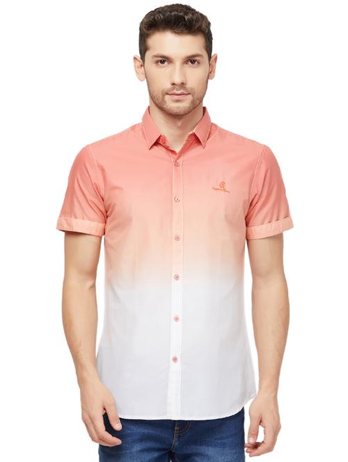 orange ombre casual shirt - 16960052 - Standard Image - 1