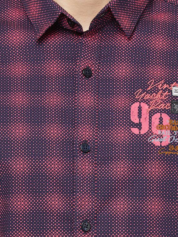 pink checkered casual shirt - 16960066 - Zoom Image - 5