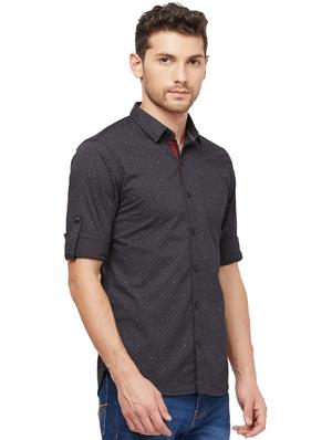 black printed casual shirt - 16960075 - Standard Image - 2