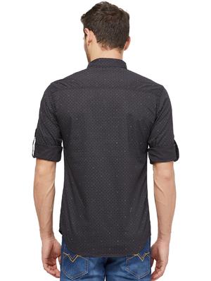 black printed casual shirt - 16960075 - Standard Image - 3