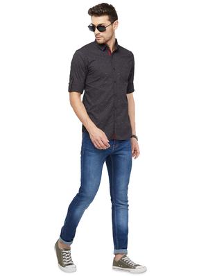 black printed casual shirt - 16960075 - Standard Image - 4