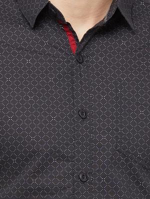 black printed casual shirt - 16960075 - Standard Image - 5