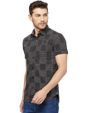 black printed casual shirt - 16960077 - Standard Image - 2