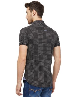 black printed casual shirt - 16960077 - Standard Image - 3