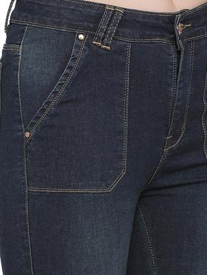 mid rise stone washed jeans - 16960081 - Standard Image - 5