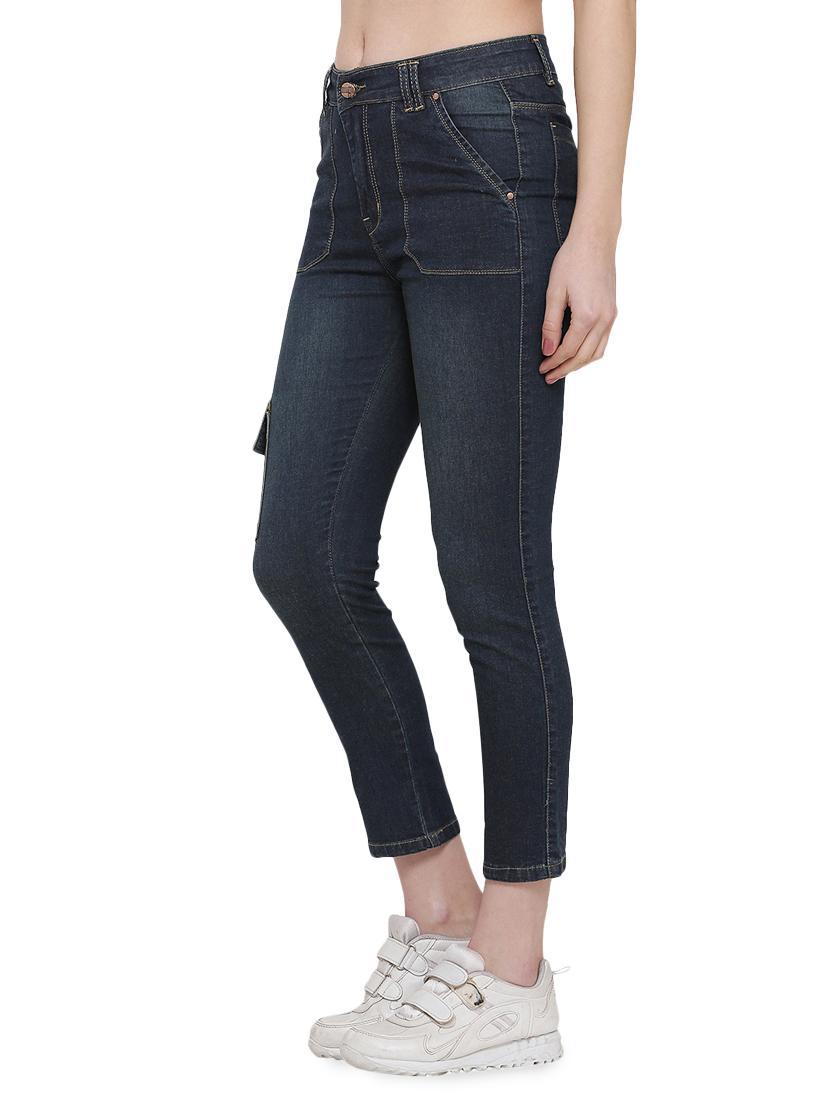 mid rise stone washed jeans - 16960081 - Zoom Image - 2