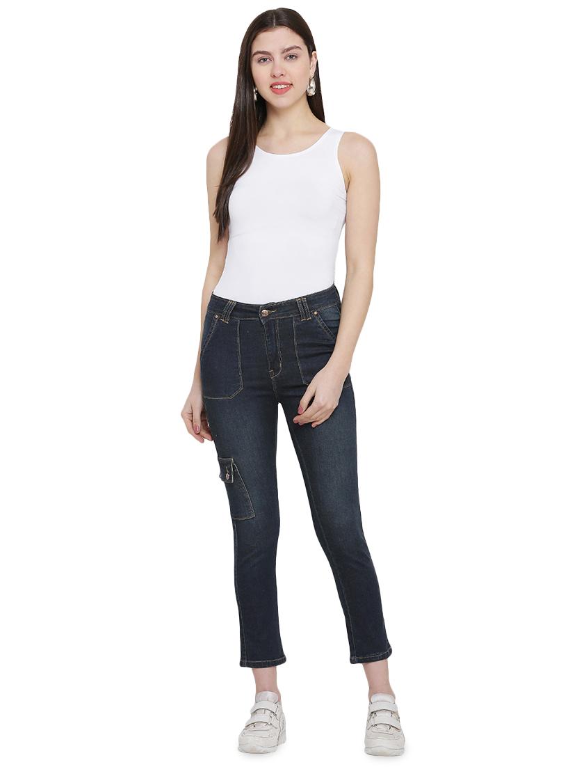 mid rise stone washed jeans - 16960081 - Zoom Image - 4