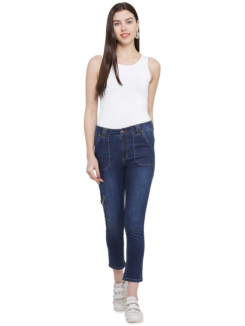 mid rise stone washed jeans - 16960082 - Zoom Image - 4