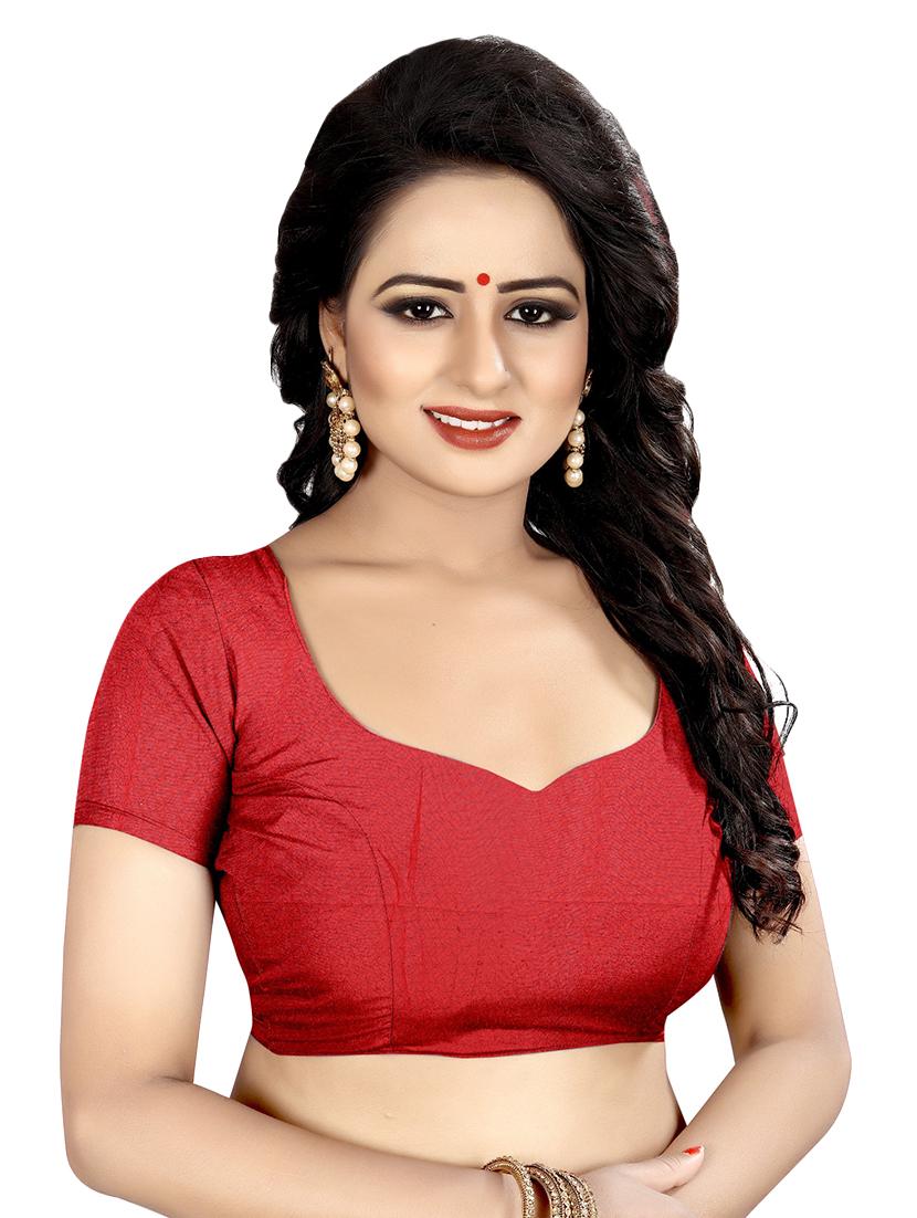 geometric printed saree with blouse - 16960196 - Zoom Image - 3