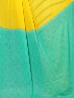striped printed saree with blouse - 16960272 - Standard Image - 3