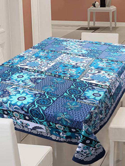 cotton jaipuri print 6 to 8 seater table cloth cover - 16960310 - Standard Image - 1