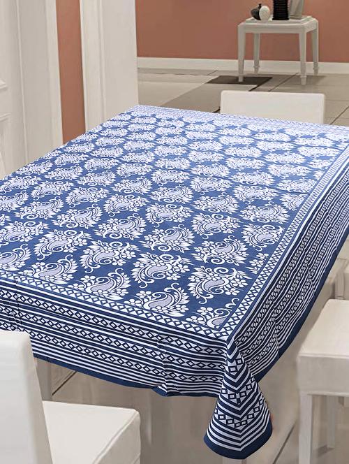 cotton jaipuri print 6 to 8 seater table cloth cover - 16960315 - Standard Image - 1