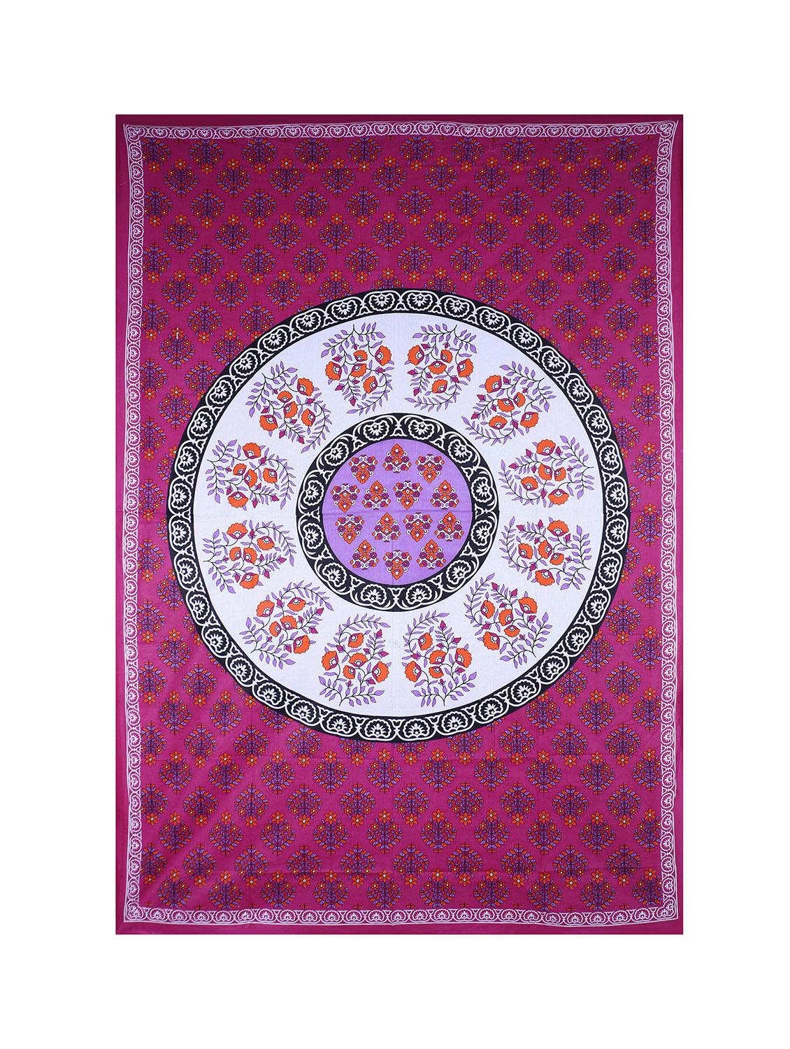 cotton jaipuri print 6 to 8 seater table cloth cover - 16960317 - Zoom Image - 3