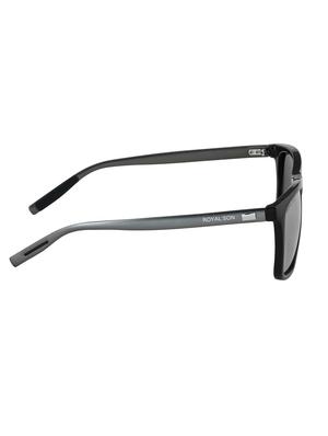 royal son retro square uv protected hd polarized men sunglasses- black - 16960337 - Standard Image - 3
