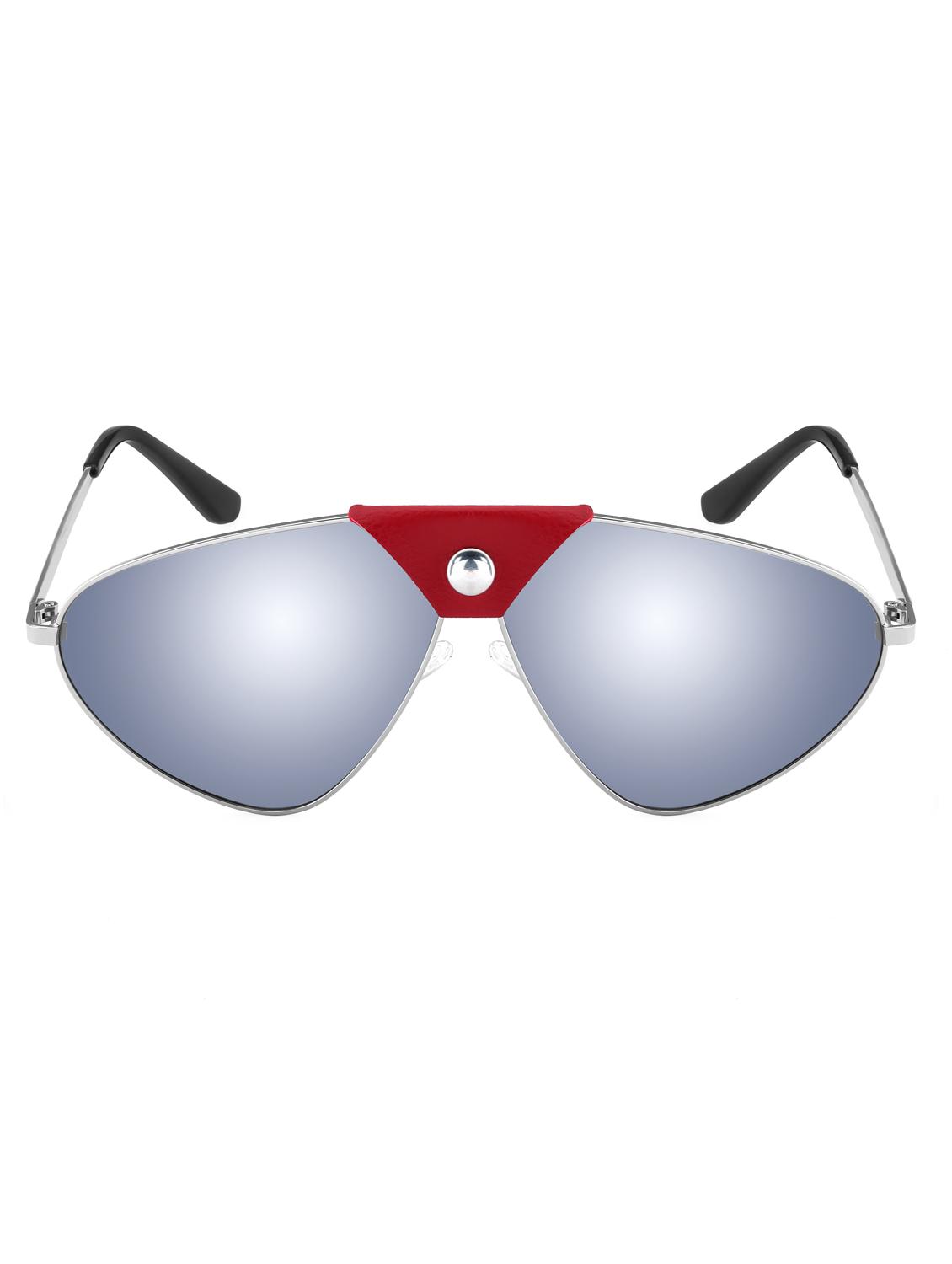 royal son vintage aviator hd polarized sunglasses for men women - silver mirrored - 16960351 - Zoom Image - 1