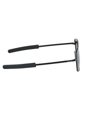 royal son retro square hd polarized sunglasses for men - black - 16960355 - Standard Image - 3