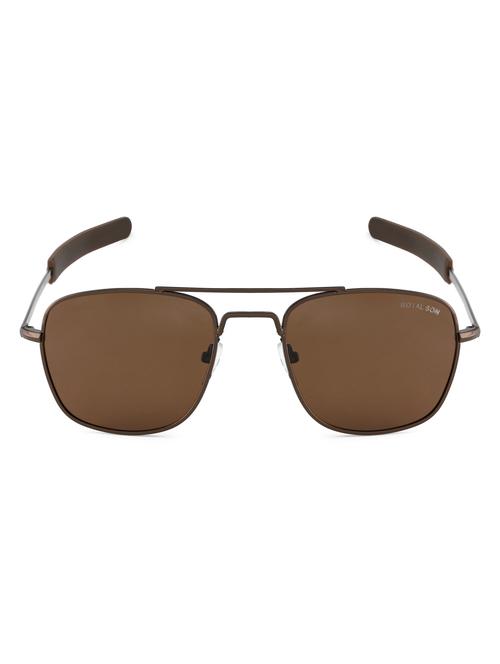 royal son retro square hd polarized sunglasses for men - brown - 16960357 - Standard Image - 1