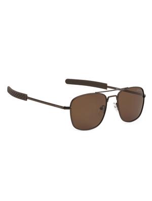 royal son retro square hd polarized sunglasses for men - brown - 16960357 - Standard Image - 2