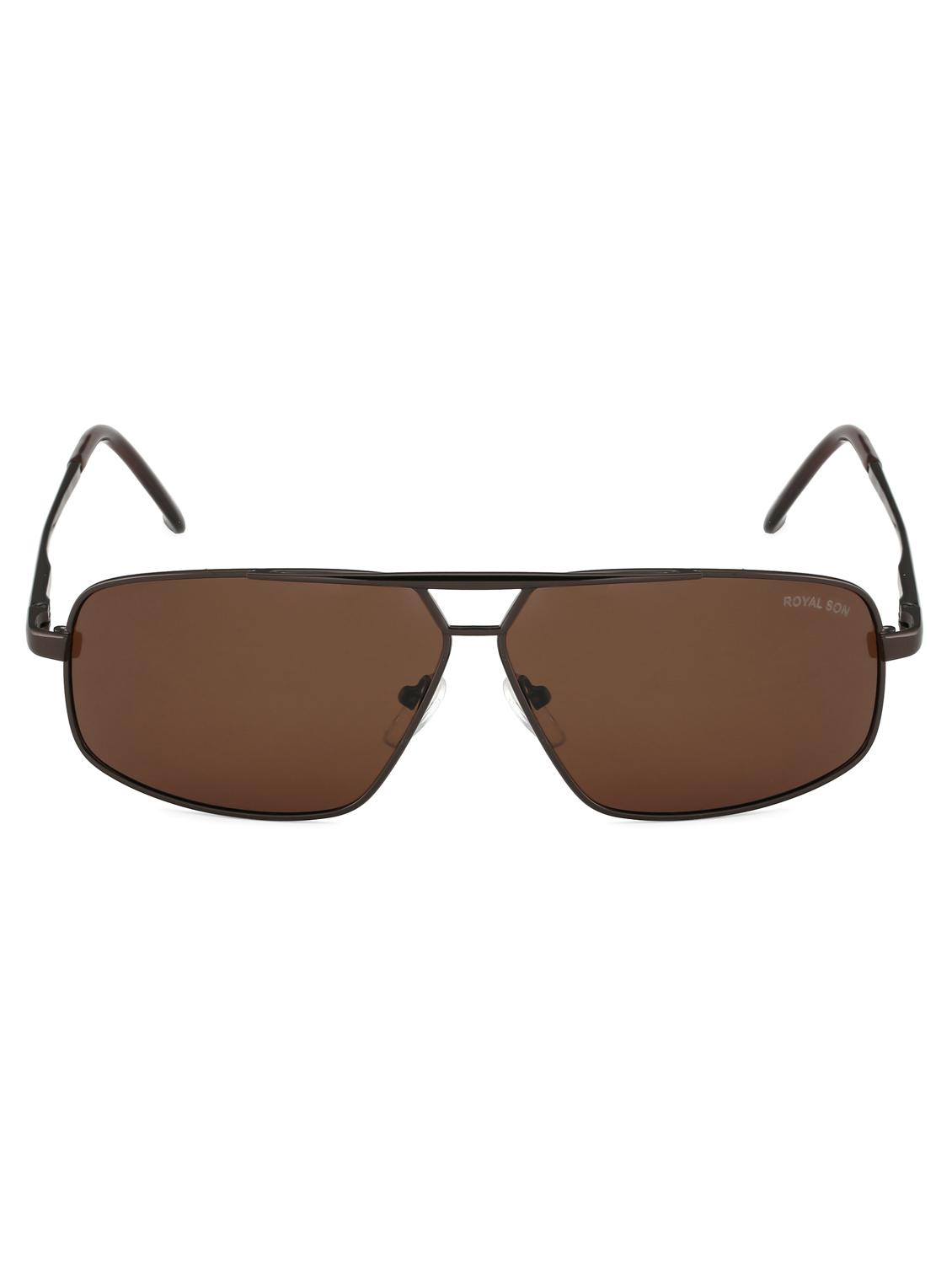 royal son uv protected hd polarized men sunglasses - brown - 16960360 - Zoom Image - 1