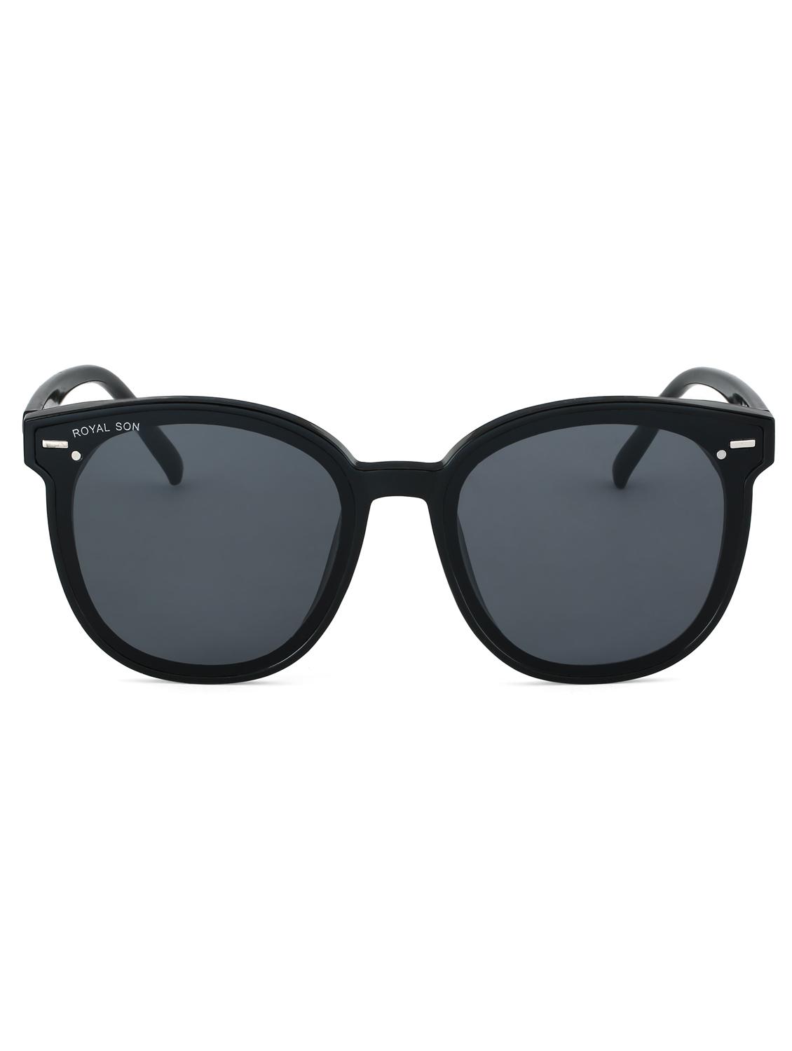 royal son over sized cat-eye women sunglasses - black - 16960374 - Zoom Image - 1