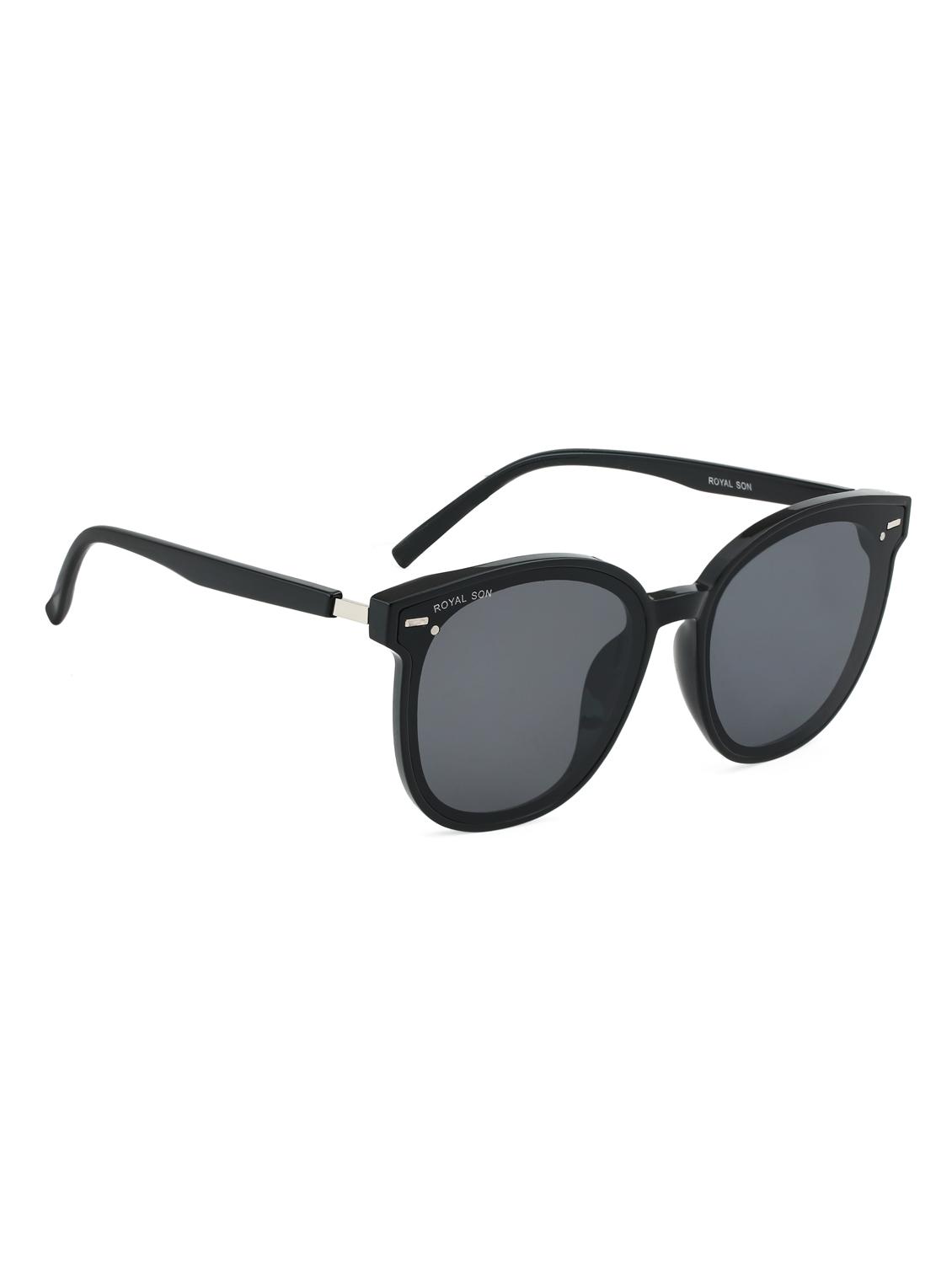 royal son over sized cat-eye women sunglasses - black - 16960374 - Zoom Image - 2