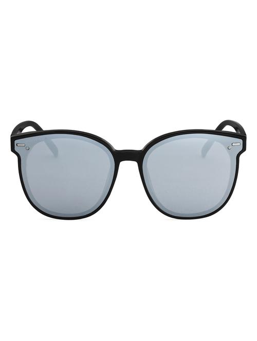 royal son over sized cat-eye women sunglasses - silver mirrored - 16960377 - Standard Image - 1