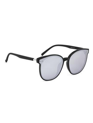 royal son over sized cat-eye women sunglasses - silver mirrored - 16960377 - Standard Image - 2