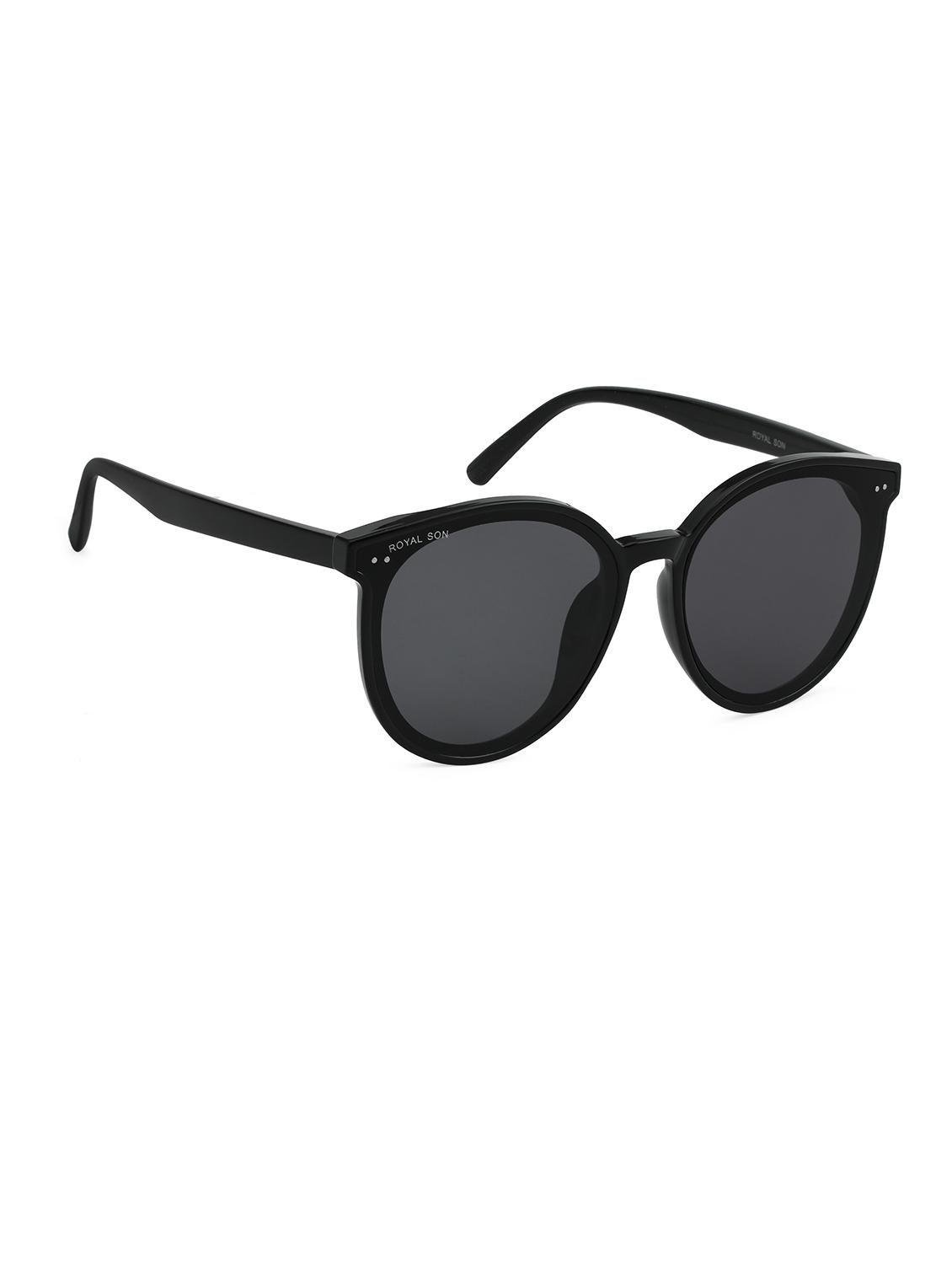 royal son over sized cat-eye women sunglasses - black - 16960379 - Zoom Image - 2