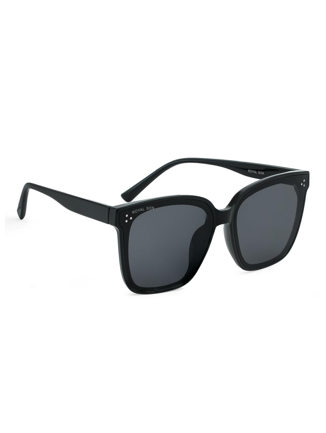 royal son over sized uv protected women sunglasses - black - 16960384 - Zoom Image - 2