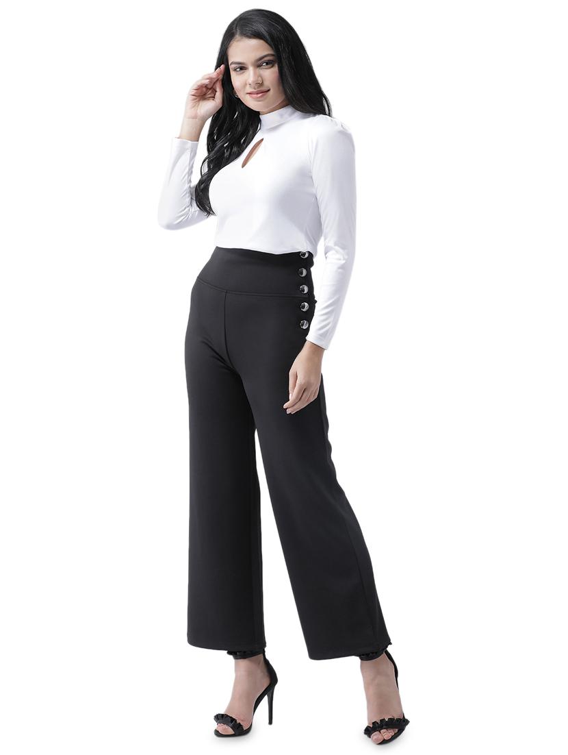 high rise wide leg trouser - 16960389 - Zoom Image - 4