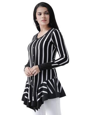 long sleeved striped shrug - 16960398 - Standard Image - 2