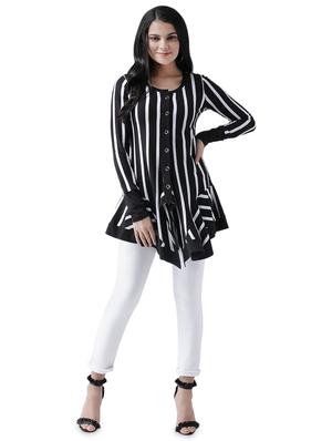 long sleeved striped shrug - 16960398 - Standard Image - 4