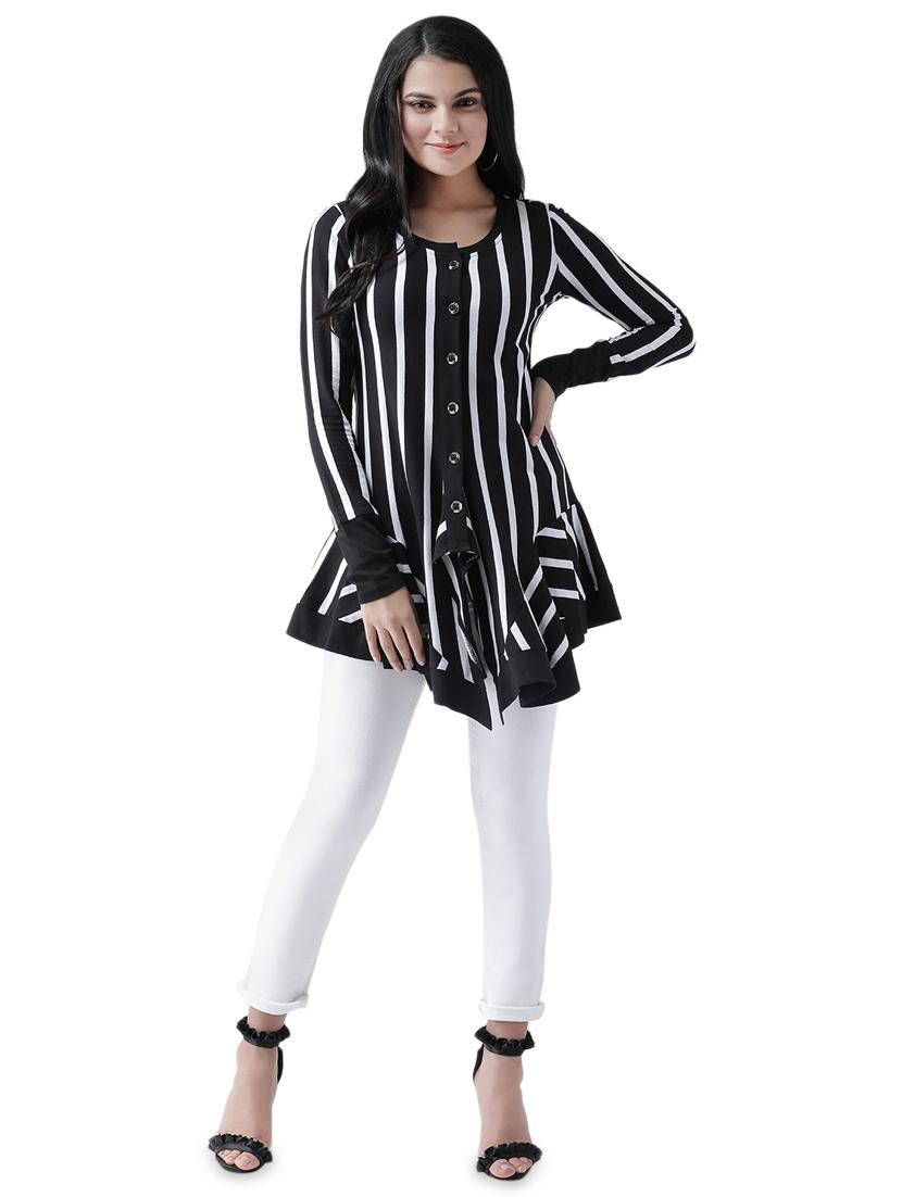 long sleeved striped shrug - 16960398 - Zoom Image - 4