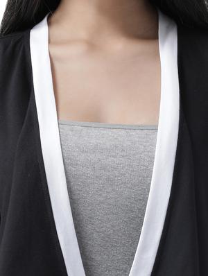 contrast bind asymmetric shrug - 16960401 - Standard Image - 4