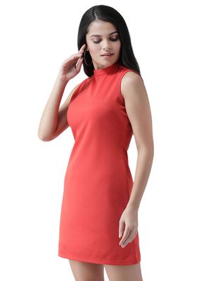 mock neck sheath dress - 16960414 - Standard Image - 2