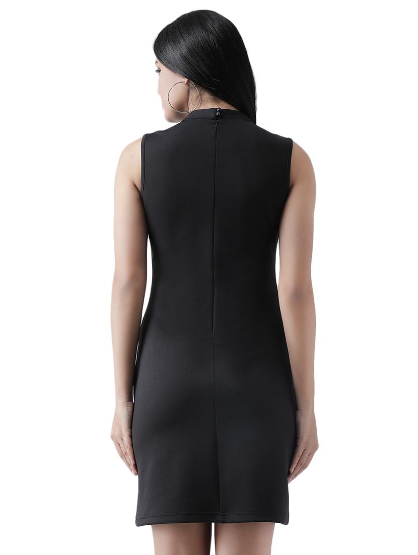 mock neck sheath dress - 16960415 - Zoom Image - 3