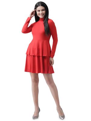 mock neck layered dress - 16960423 - Standard Image - 4