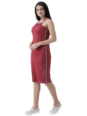 side tape bodycon dress - 16960426 - Standard Image - 2