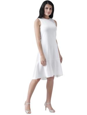 round neck a-line dress - 16960433 - Standard Image - 2