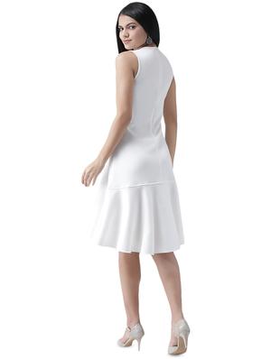 round neck a-line dress - 16960433 - Standard Image - 3