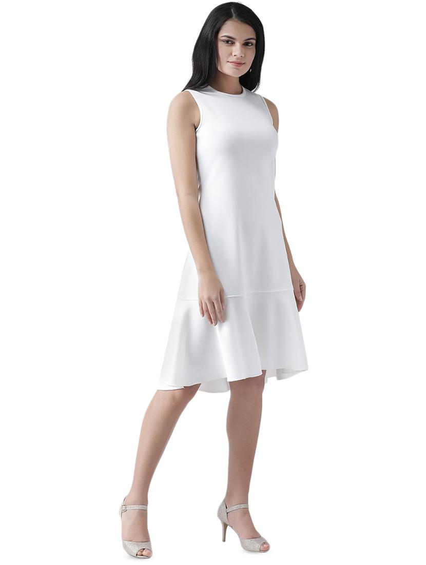 round neck a-line dress - 16960433 - Zoom Image - 2