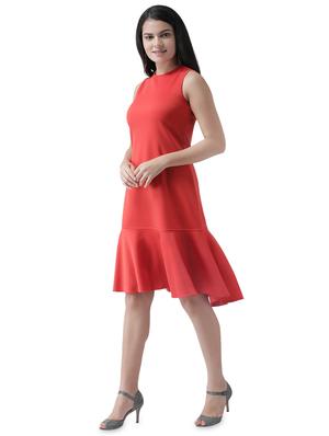 front slit bodycon dress - 16960434 - Standard Image - 2