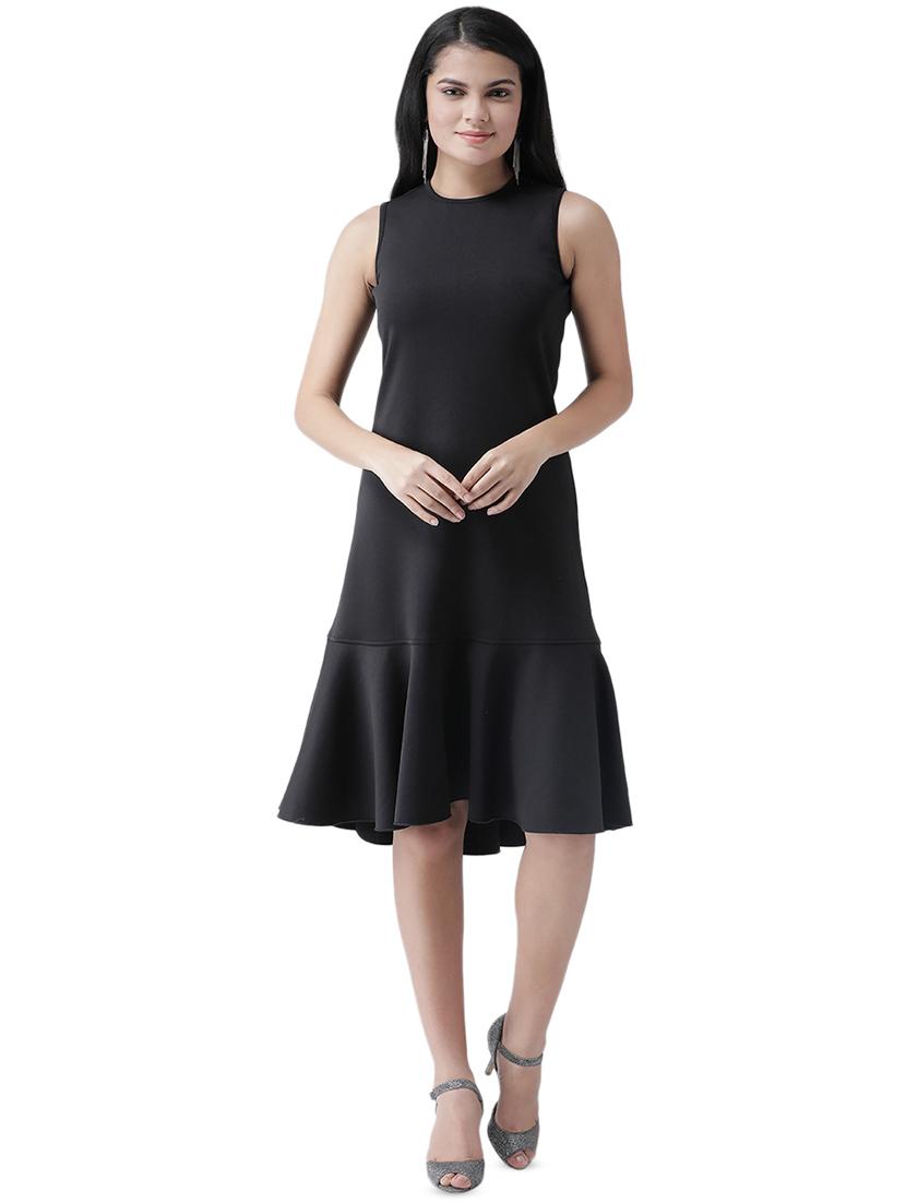front slit bodycon dress - 16960435 - Zoom Image - 1