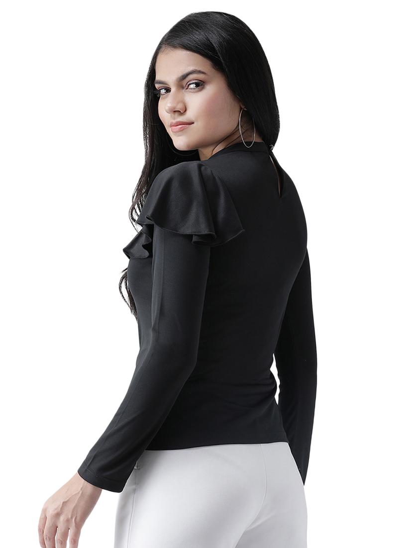ruffle detail solid top - 16960448 - Zoom Image - 3