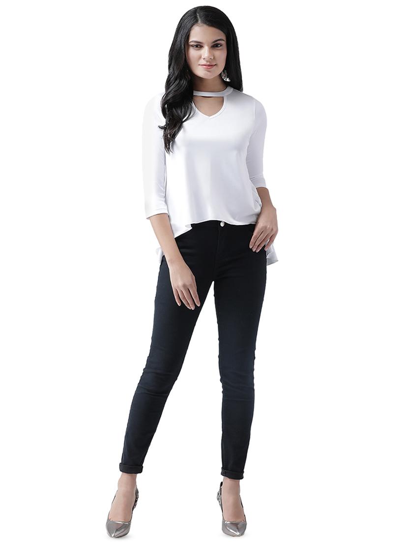 cut out detail high low top - 16960451 - Zoom Image - 4
