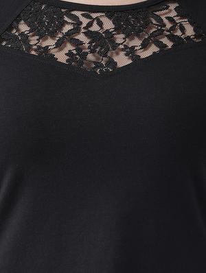 lace panel solid top - 16960457 - Standard Image - 5