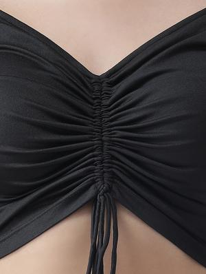ruched detail crop top - 16960460 - Standard Image - 5