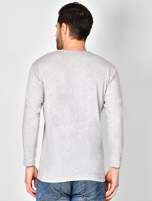 grey solid pocket t-shirt - 16960700 - Standard Image - 3