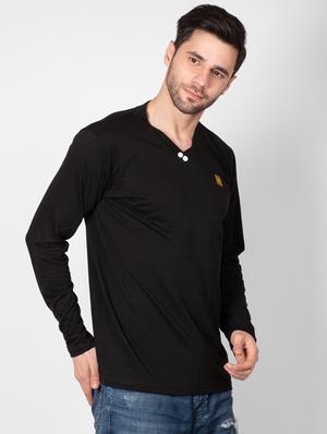 black solid t-shirt - 16960707 - Standard Image - 2